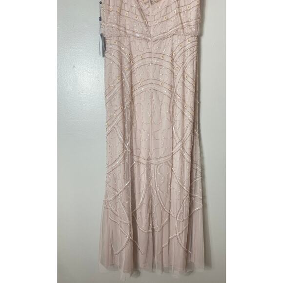 NWT ADRIANNA PAPELL DRESS GOWN 16 MOTHER OF THE BRIDE BRIDESMAID EVENING FORMAL - Picture 13 of 16